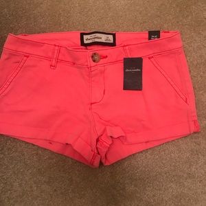 Abercrombie Kids low rise jean shorts